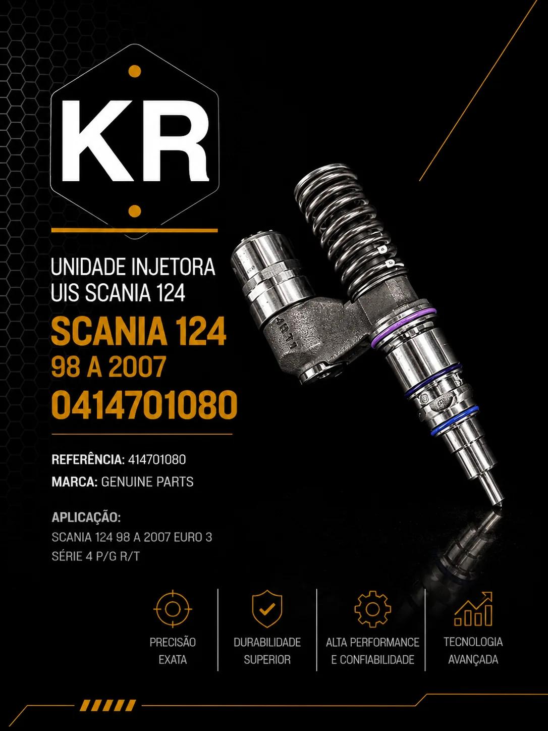 Unidade Injetora Scania 124 Euro 3 Série 4 0414701080