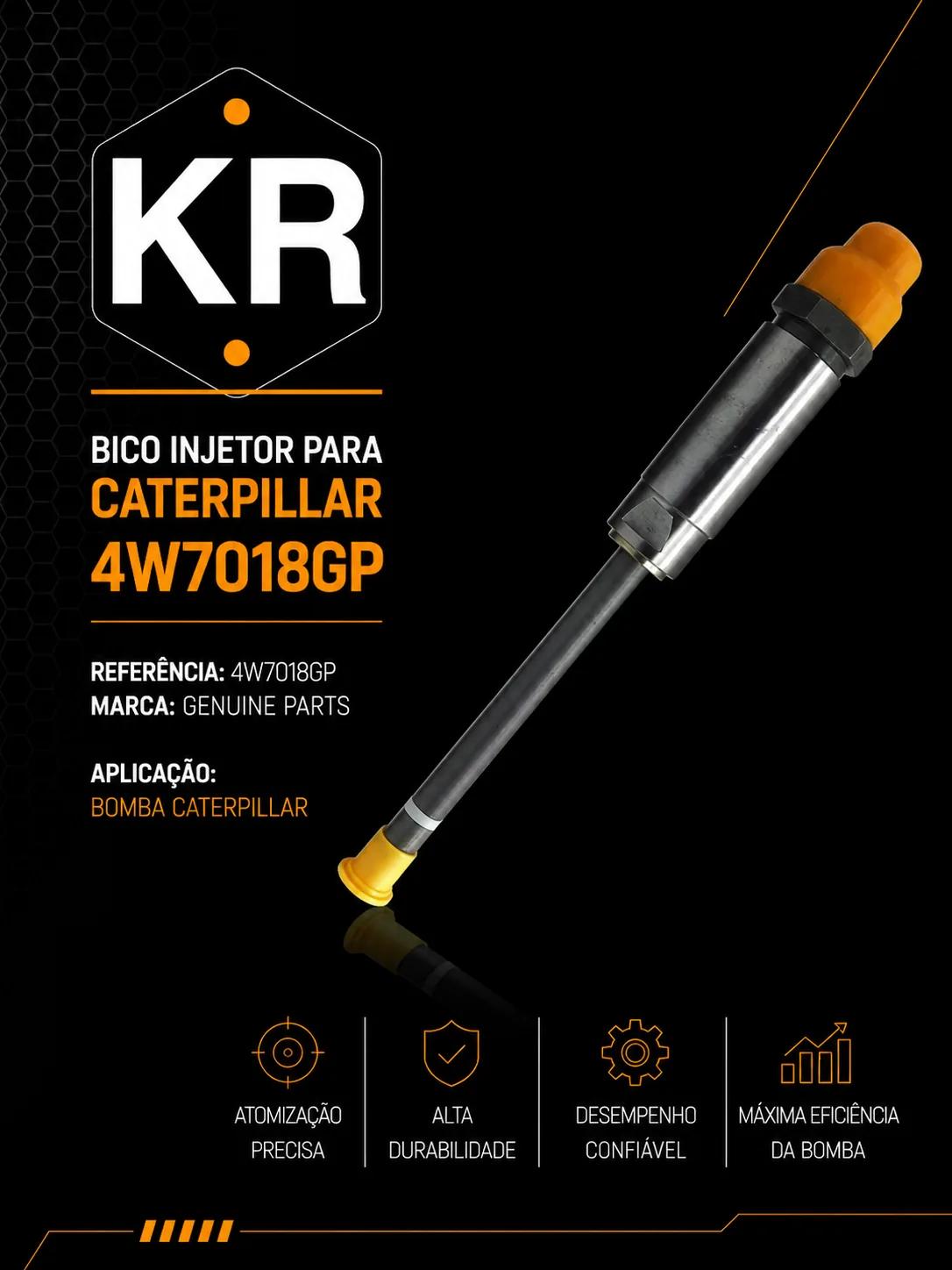 Bico Injetor Para Caterpillar 4W7018GP bomba mecânica CAT