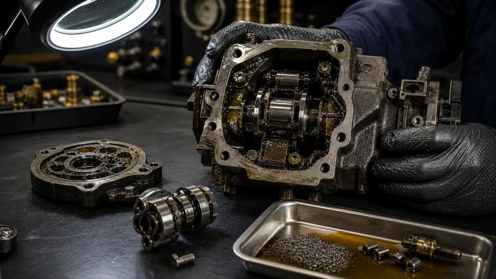 Bomba de alta pressão diesel com desgaste de combustível