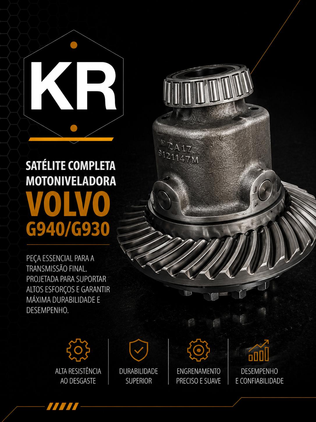 Satélite completo motoniveladora Volvo G940 G930