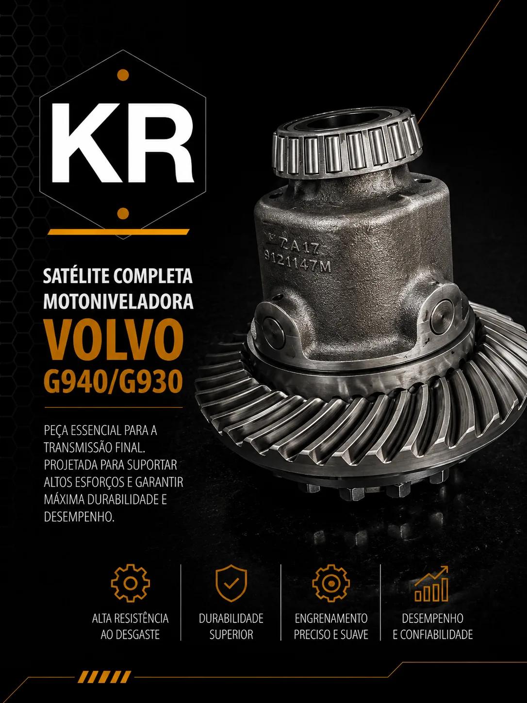 Satélite completo motoniveladora Volvo G940 G930