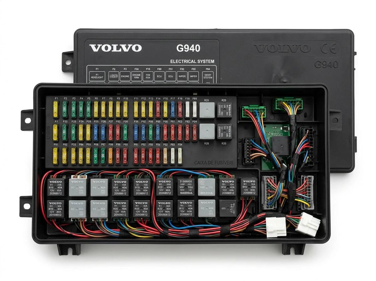 Caixa de Fusível Patrol Volvo G940 — Usada em Ótimo Estado